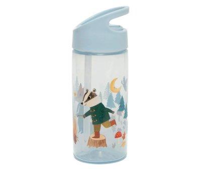 Botella Plstico con Pajita Bonfire Animals Personalizable