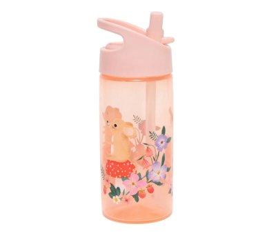 Plastic Bottle with Straw Animals Picnic Personalised