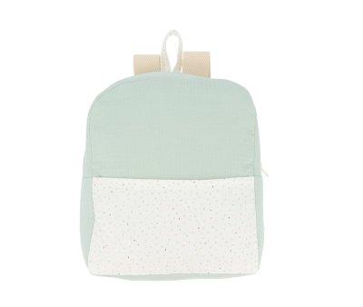 Mochila Verde Rainbow Dots Personalizável