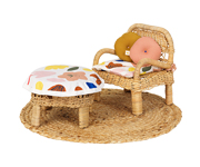 Silla y Mesa Ratn Fabelab para Muecas