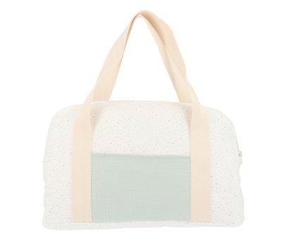 Rainbow Dots Green Personalised Sports Bag