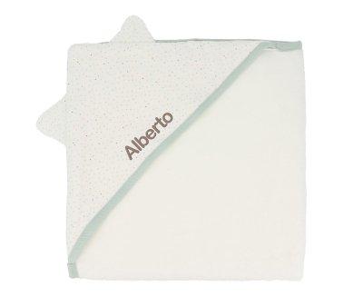 Capa de banho Verde Rainbow Dots Personalizvel