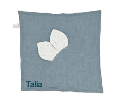 Doudou Rainbow Dots Azul Personalizable