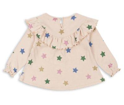Camiseta de Algodn Malli Glitter Gots Star