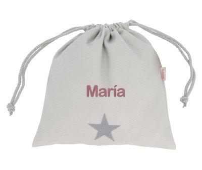 Sac  Collation Personnalisable Piqu toile Gris
