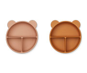 2 Boles Compartimentos Connie Dark Rose/Mustard