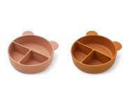 2 Boles Compartimentos Connie Dark Rose/Mustard