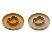 Pack 2 Piatti Gordon Bear Golden Caramel/Oat