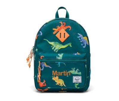 Mochila Herschel Heritage Kids Aventurine Watercolour DinosPersonalizable