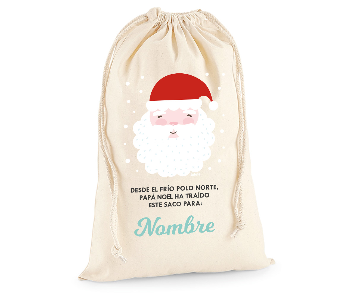 Grand Sac Personnalisé Pour Cadeaux Du Père Noël