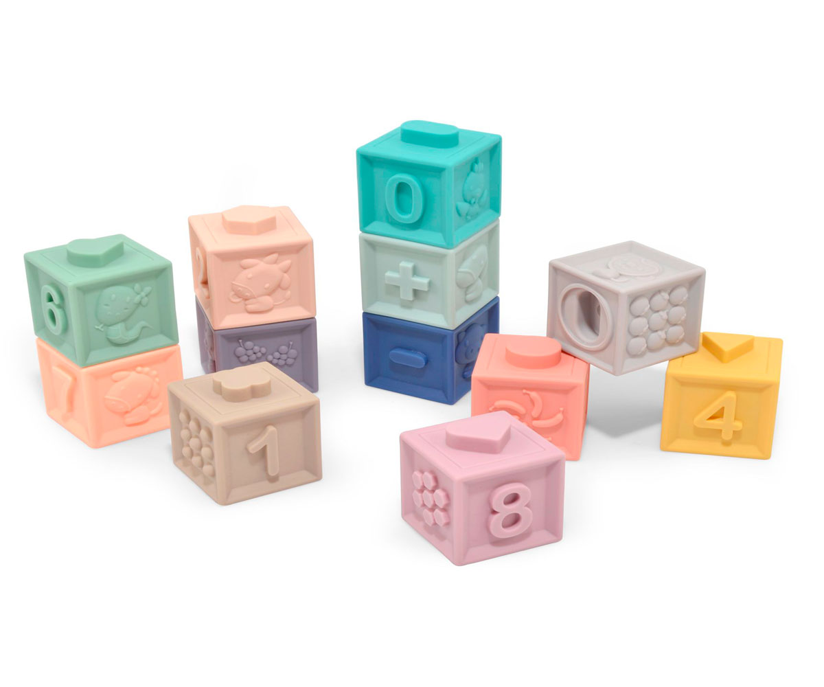 Set Building Block Cubo impilabile giocattolo per bambini 200Pcs 