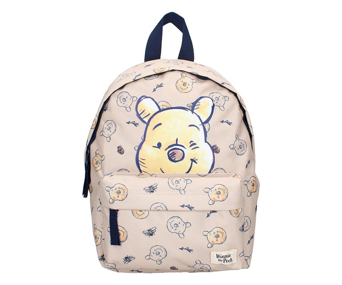 Wondapop Winnie The Pooh - Mini Mochila De Cuero Vegano De 11 Pulgadas, Marrón, Classic