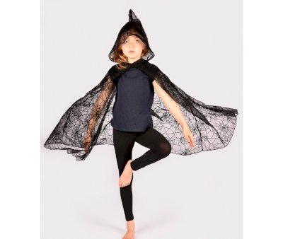 Mantello Ragno Nero 3-8 anni