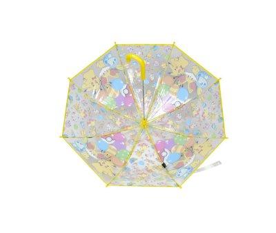 Manual Umbrella for Kids Pokmon Transparent Yellow