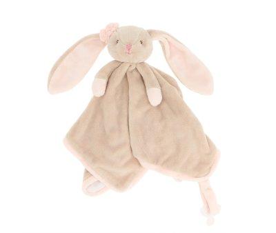 Doudou Lapin Lenka Personnalisable avec Coffret Cadeau 30 cm