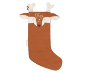 Calcetn de Navidad Deer Cinnamon Personalizable