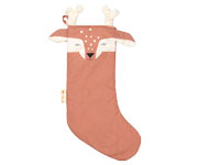 Calza Natalizia Deer Old Rose Personalizzabile