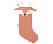 Calza Natalizia Deer Old Rose Personalizzabile