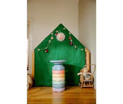 Stapelstein Set Winter Special Rainbow Complete Pastel