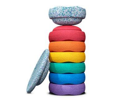 Stapelstein Set Winter Special Rainbow Complete Classic