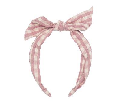Taylor Gingham Tie Headband