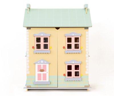 Spring Cottage Dollhouse Furnished