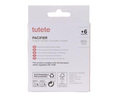 Estuche 1 Chupete Tutete +6 Meses Silicona
