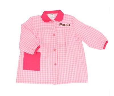 Grembiulino Personalizzabile Big Star Vichy Rosa