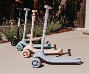 Monopattino Birdie Glow Sky Blue