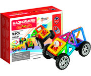 Costruzioni Magnetiche Magformers Veicoli Wow Plus 18 pezzi