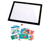 Tableta de Luz A4 Miniland + Tangram
