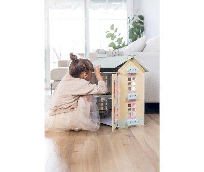Spring Cottage Dollhouse Furnished