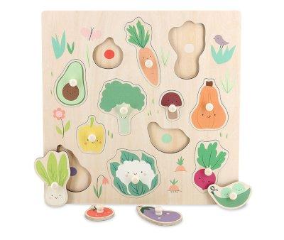 Quebra-cabea de vegetais 12 peas