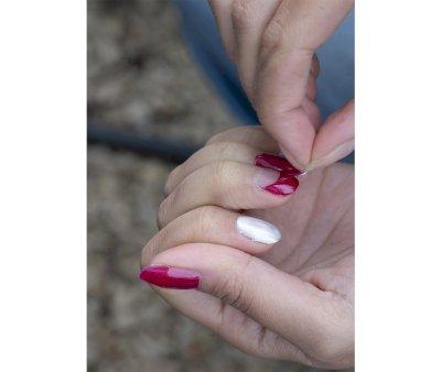 Water-Based Raspberry Nail Polish