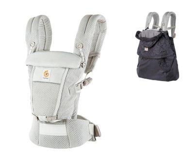 Mochila Portabeb Ergobaby  Gris Perla + Funda de Invierno de REGALO