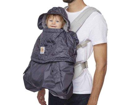 Mochila Portabeb Ergobaby Gris Grafito + Funda de Invierno de REGALO
