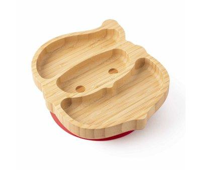 Piatto Ventosa Eco Bamb Santa Claus