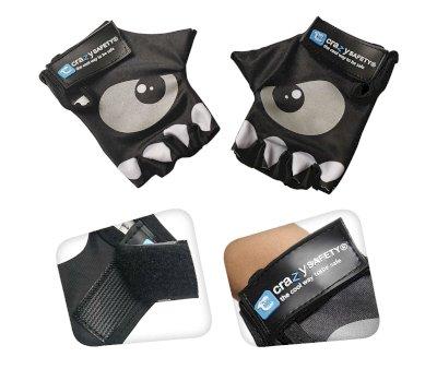 Guantes Black con Ojos Reflectantes