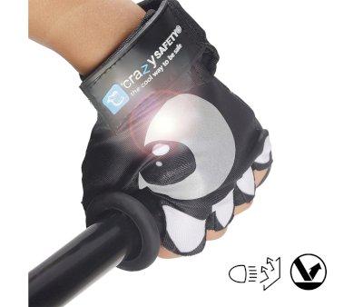 Guantes Black con Ojos Reflectantes