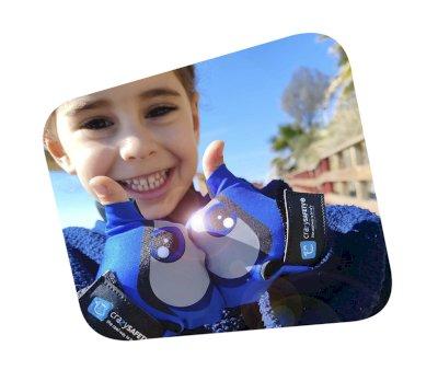 Guantes Blue con Ojos Reflectantes