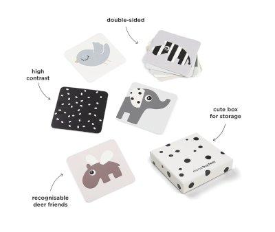 Cartes  Contraste pour Bb Deer Friends