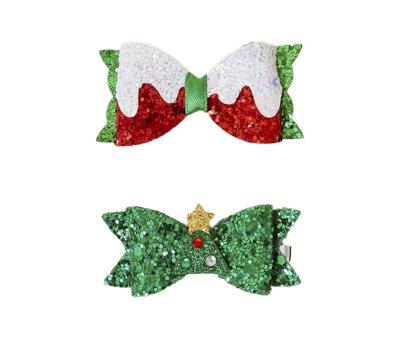 Adorno rbol Navidad Cono Bunny Blsamo Cereza y 2 Clips de Pelo