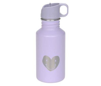 Borraccia Acciaio Little Gang Happy Heart Lilac 500ml