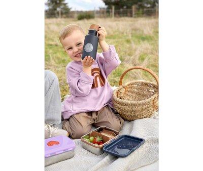 Caja de Almuerzo Acero Little Gang Smile Navy