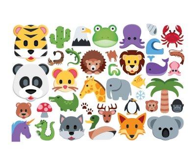 Puzzle Emoji Wild Animals 100 Pieces
