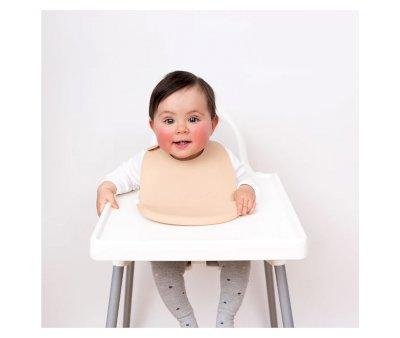 2 Catchie Silicone Bibs Sage & Yellow