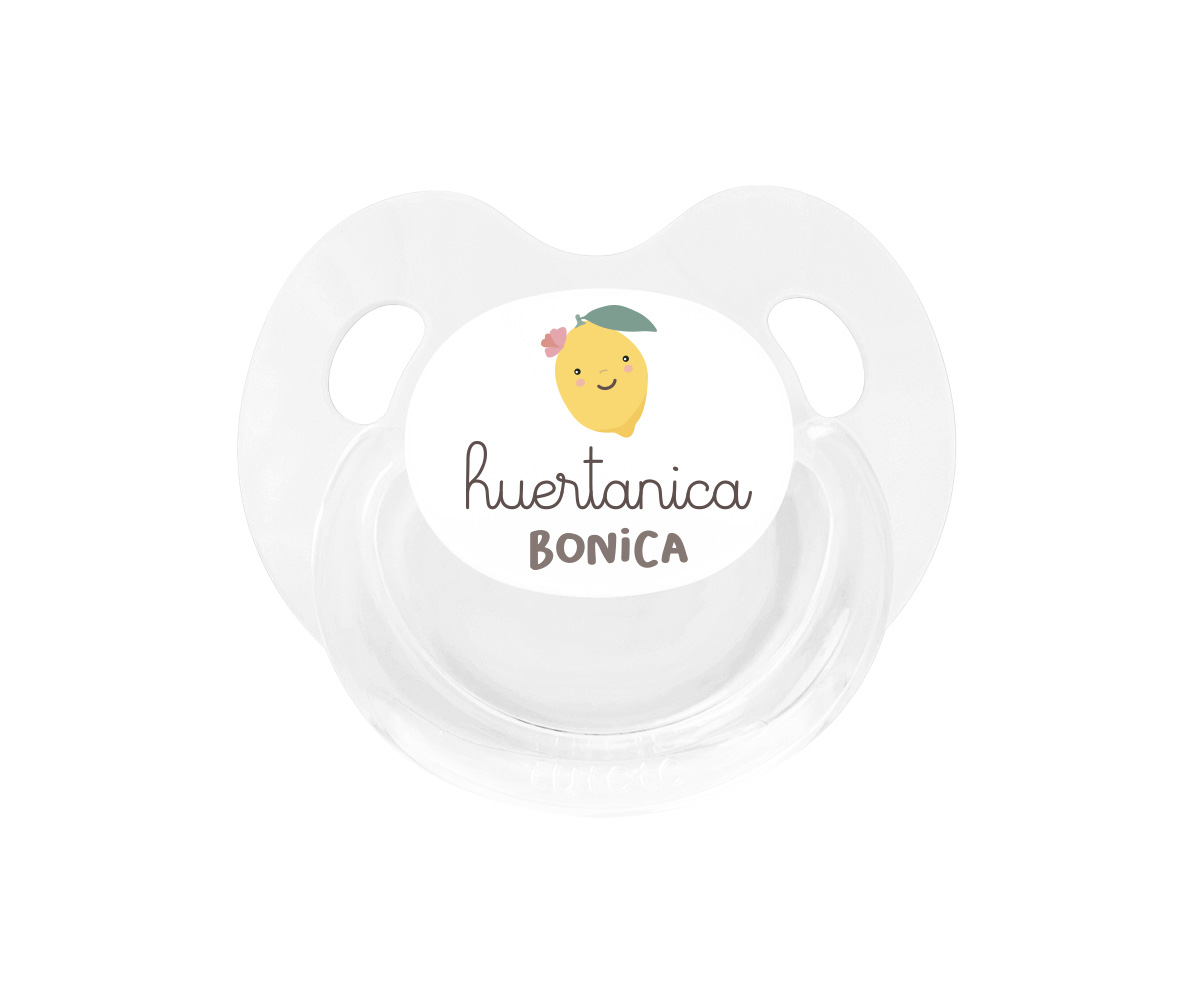 Chupete Retro Blanco Huertanica