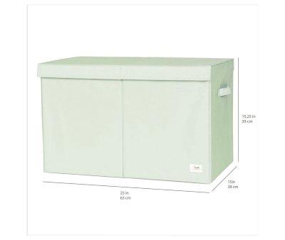 Baule Giocattoli Pieghevole Riciclato Verde