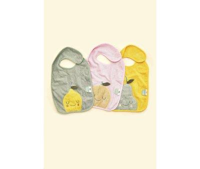 Bavoir ponge Lola Lemon Personnalisable