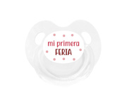 Chupete Retro Blanco Mi primera Feria
